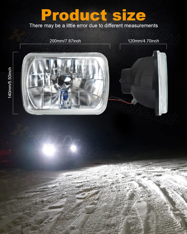 SE ADAPTA A INTERNATIONAL HARVESTER TERRASTAR CAMIONES FAROS FAROS PAR DE LÁMPARAS Foto 2 de 4