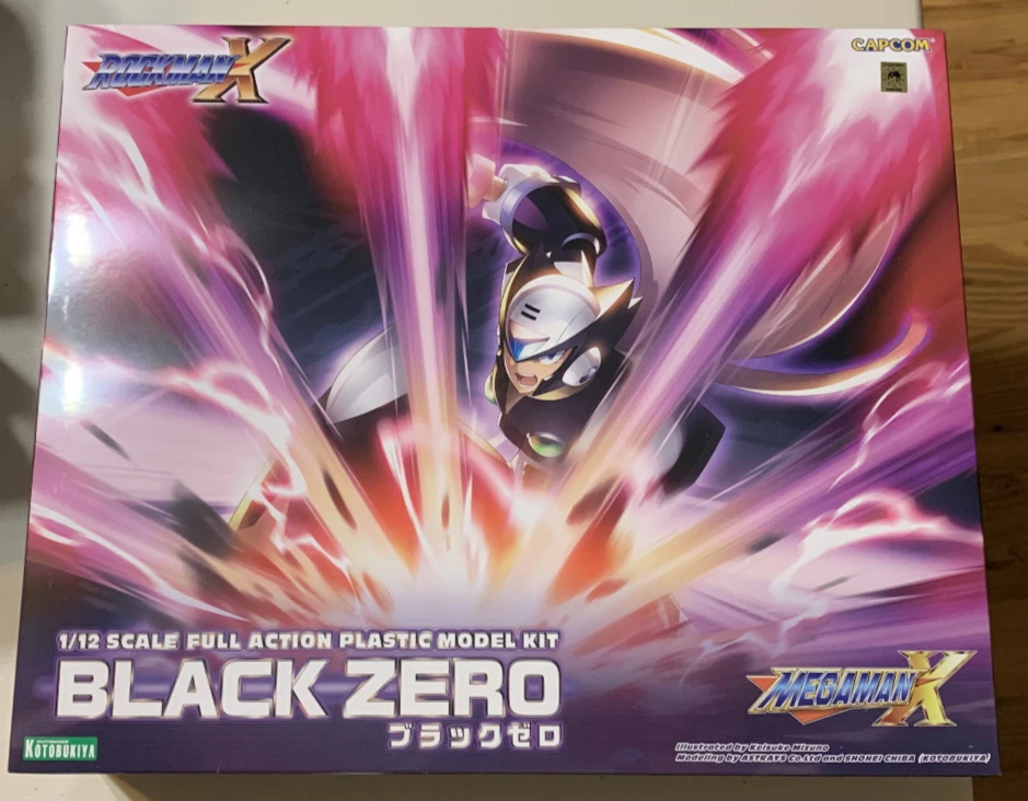 Kotobukiya 1/12 Mega Man X Rockman X Black Zero Scale Model Kit KP700 - in USA - Image 3 of 4