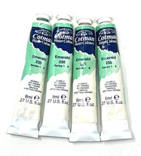 Winsor And Newton Cotman 8mL Watercolor paint emerald lot of 4