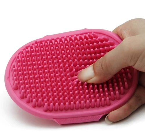 Cepillo de guante para mascotas Mitt para aseo de perros | removedor de pelo para piel de gato desprendimiento masaje manual - Imagen 3 de 23