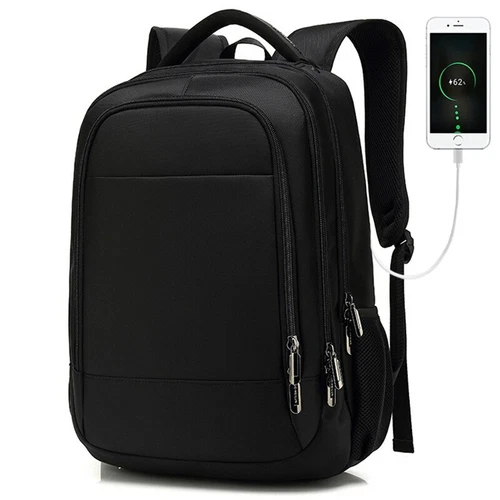 Backpack Laptop Waterproof School Men Travel Bag for Men Business Women Commuter - Picture 2 of 16