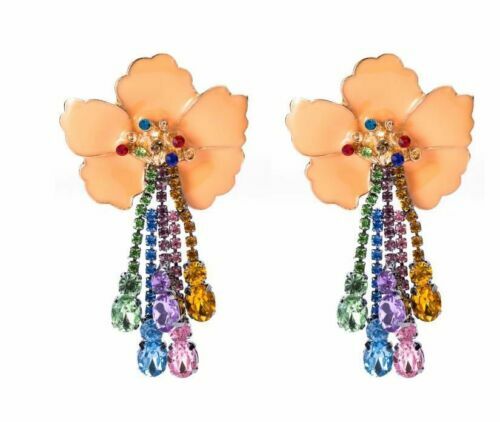 Boucles D’oreilles Originales Petit Chaperon Rouge – Acrylique Multicolore (neuf)