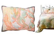 Two Anthropologie King Shams Alvarez Pair Under the Sea Coral Reef Nautical NWT