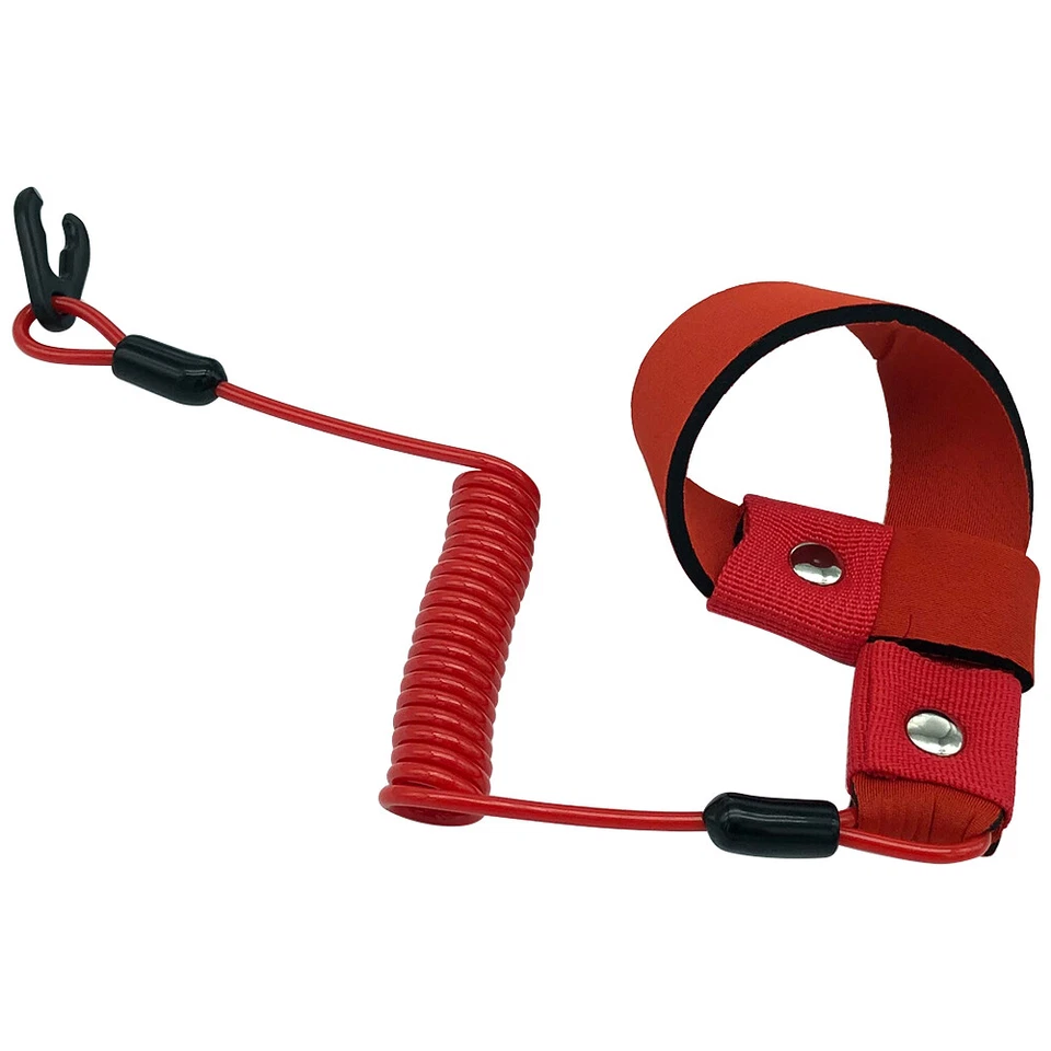 Cordón de llave de seguridad Stop Kill 2 piezas para Yamaha All Jet Ski WaveRunner WaveVenture Foto 3 de 4