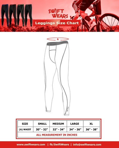 Mens Boys Thermal Compression Tights Base Layer Warm Running Gym Trouser Active - Picture 4 of 12