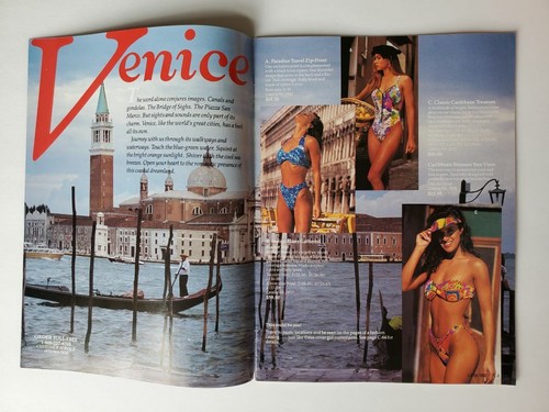 UJENA #48 1992 Swimsuit swimwear catalog in Venice ITALY + order form intact - Picture 2 of 10