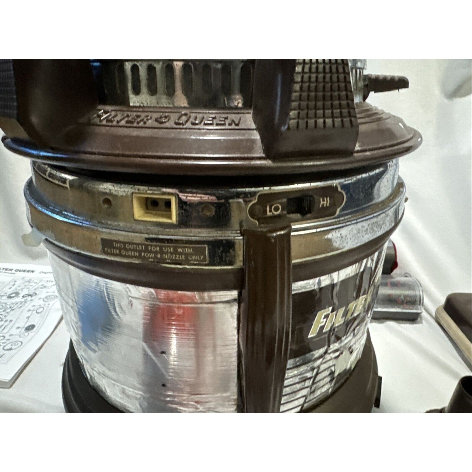 Nice Filter Queen Model 31 Quiet Canister Vacuum Refurbished Very Good