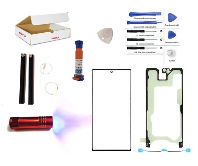 Touch Screen Repair Kit Compatible Galaxy Note 10+ Plus Front Glass Replacement