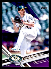 2017 Topps Liam Hendriks Toys R Us Purple Border #262 - Oakland Athletics