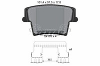 Textar 2416303 Bremsbelagsatz,Scheibenbremse FüR Chrysler,Chrysler ( Bbdc