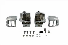 Handlebar Switch Housing Kit Chrome for Harley Davidson by V-Twin