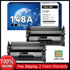 GATAPO® 2PK 148A Toner Cartridge with Chip for HP Pro 4001n, MFP 4101fdn 4101fdw