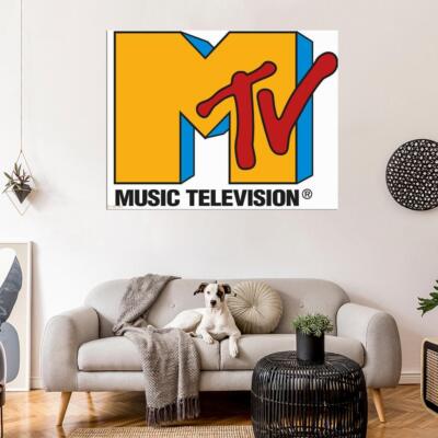 525607 MTV MUSIC TELEVISION 80's & 90's TV Movie 36x24 WALL PRINT