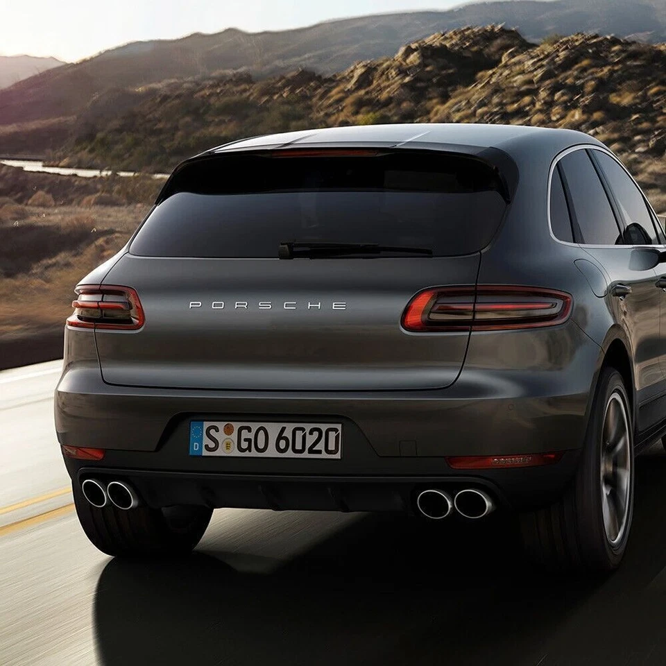 New Chrome Porsche Letters Rear Badge Emblem Look Deck lid OE# 991 559 235 91 - Image 4 of 4