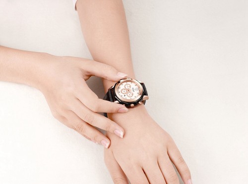 Nuevo cronógrafo femenino de lujo MEGIR Día de la Madre correa de reloj esfera Relogio femenino - Imagen 39 de 52