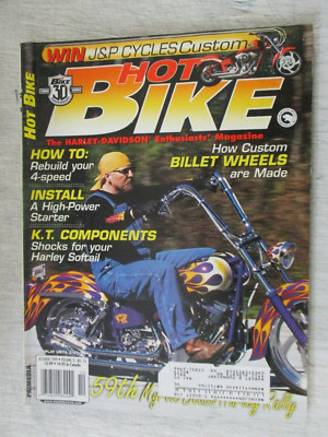 HOT BIKE MAGAZINE HARLEY DAVIDSON OCTOBER 1999 59TH ANNUAL MYRTLE BEACH RALLY