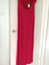 New, label be , jersey maxi dress,size 14, raspberry pink, stretchy