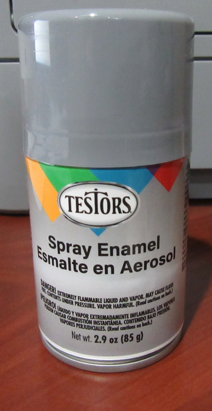 Testors Model Master GLOSS GRAY Enamel Spray Paint Can 3 oz. 1238