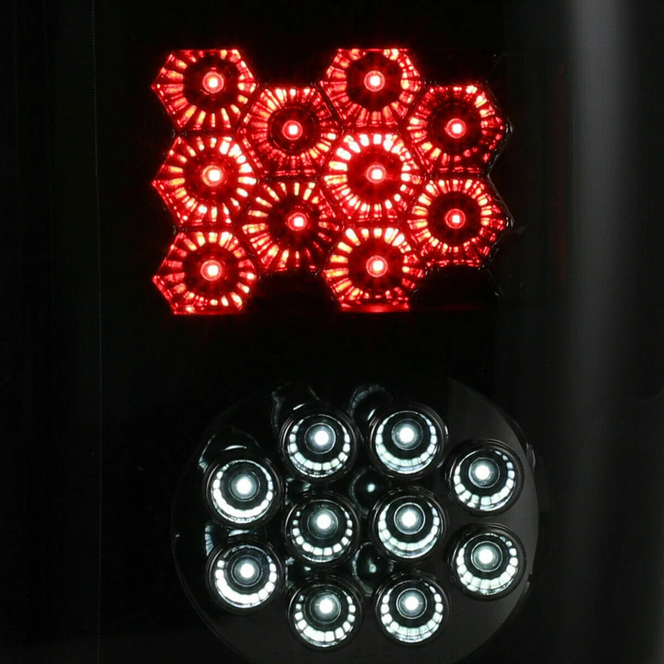 Par de luces traseras LED negras para Ford Ranger 1993-1997 luces de freno traseras lentes de humo Foto 4 de 4