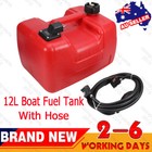 <!--F#f_0-->NEW Boat Fuel Gas Tank 3.2 Gallon 12L Marine For Yamaha Mercury Outboard Hose AU<!--F/-->