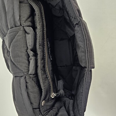 BOTTEGA VENETA Cassette Small Men's Black Padded Nylon Crossbody