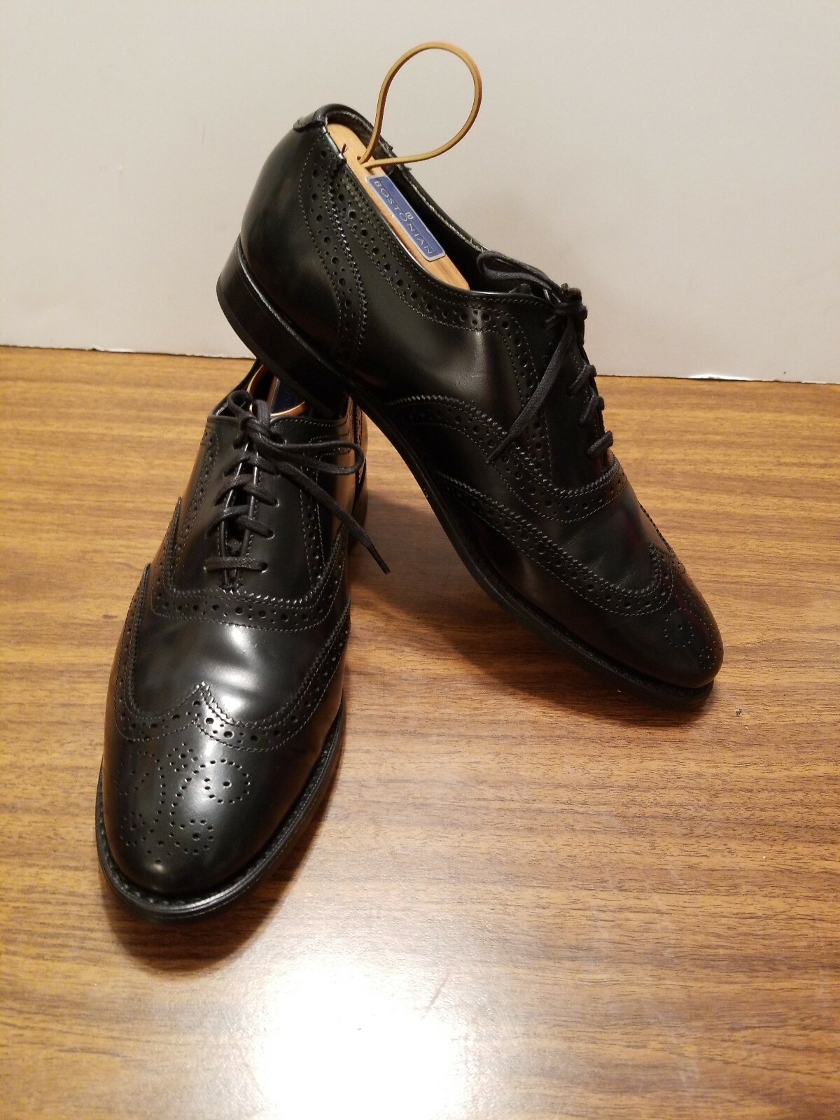 SAOLA NUNN BUSH WING TIPS TOMAIA IN PELLE FODERA E SUOLA ARTIFICIALI 8 5 D NERO OXFORD