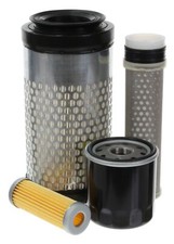 Kubota K008-3 Mini Digger D722 Engine Excavator Filter Kit Air, Fuel, Oil