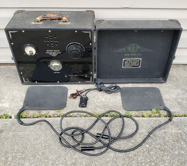 Vintage Antique Short-Wave Home Diathermy Quack Medicine Cure Electrical Therapy Vintage Antique Short-Wave Home Diathermy Quack Medicine Cure Electrical Therapy