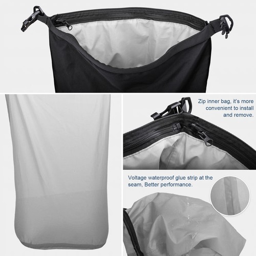 Motorcycle Side Bag Waterproof Rear Seat Bag 10L 20L 30L Multi-Function Backpack - Picture 6 of 27