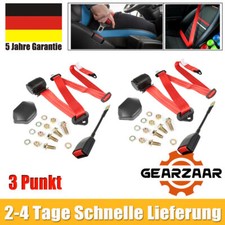 2 SET 3 Punkt Automatikgurt Sicherheitsgurt Universall ROT m Gurtpeitsche TÜV DE 2 SET 3 Punkt Automatikgurt Sicherheitsgurt Universall ROT m Gurtpeitsche TÜV DE