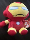 Ironman Marvel TY Beanie Boos Plush stuffed animal 6" Small New with Tags — photo 2