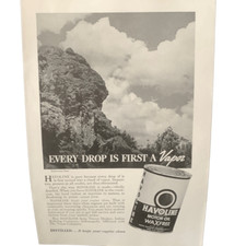 Vintage 1937 Havoline Motor Oil Every Drop Ad Advertisement