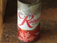 RAINIER. ORIGINAL. 11 OZ. FLAT TOP. W. "R:"