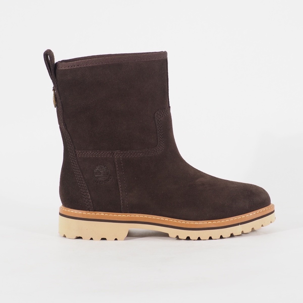 Womens Timberland Chamonix Valley A1KIB Brown Leather Pull On