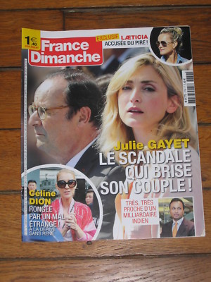 France Dimanche 3758 Céline Dion, Julie Gayet, Laeticia