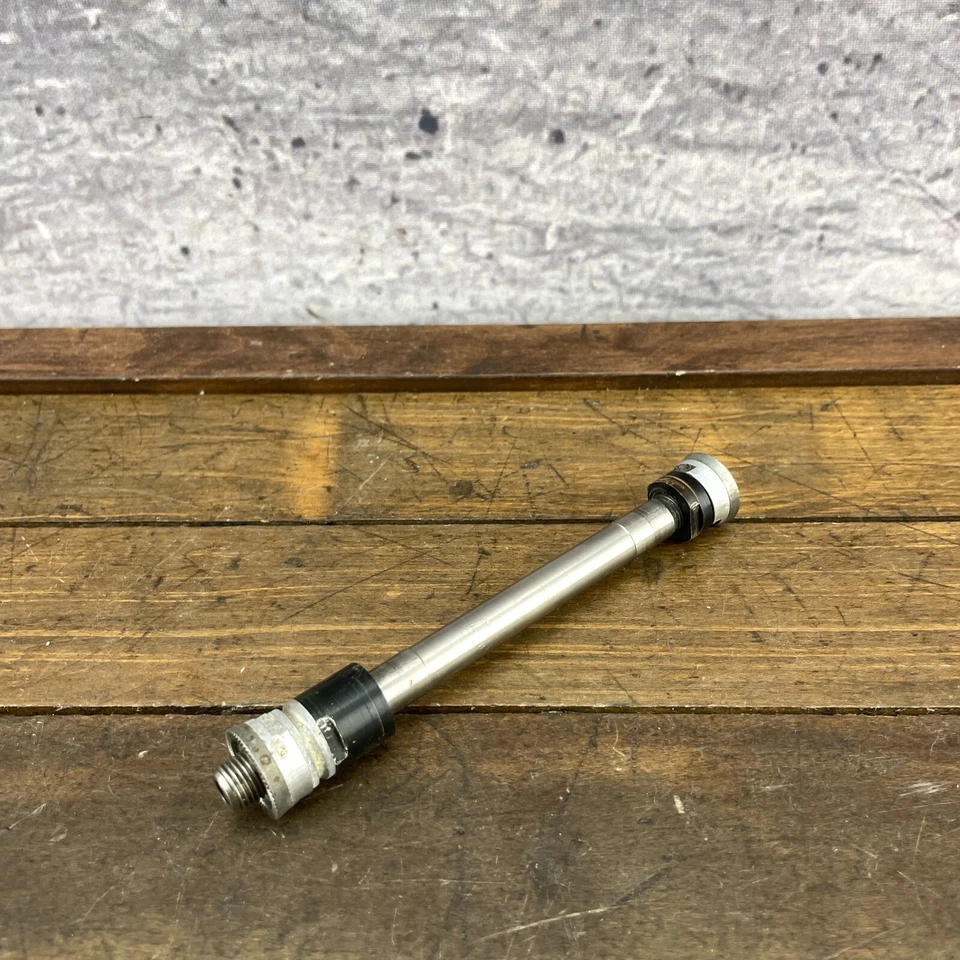 Eje de rodamiento sellado de titanio vintage 126 mm 9,7 mm 9,70 QR pieza de buje hueco Foto 2 de 4