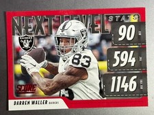 2020 Panini Score Darren Waller #NLS-DW Next Level Stats Red Parallel Mint