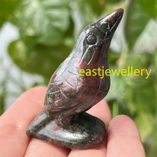 2" fiore di prugna naturale giada corvo teschio intagliato quarzo cristallo teschio regalo gemma 1 pz