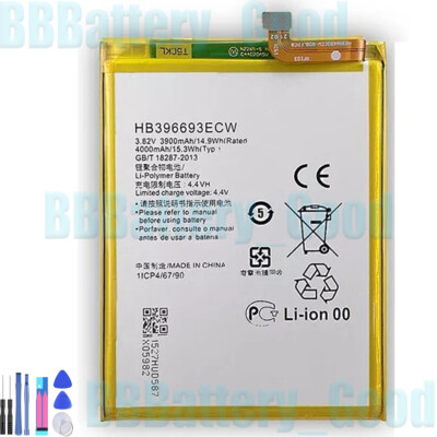 Replacement Battery for Huawei Mate 8 NXT-L09 AL10 DL00 TL00 HB396693ECW 4000mAh