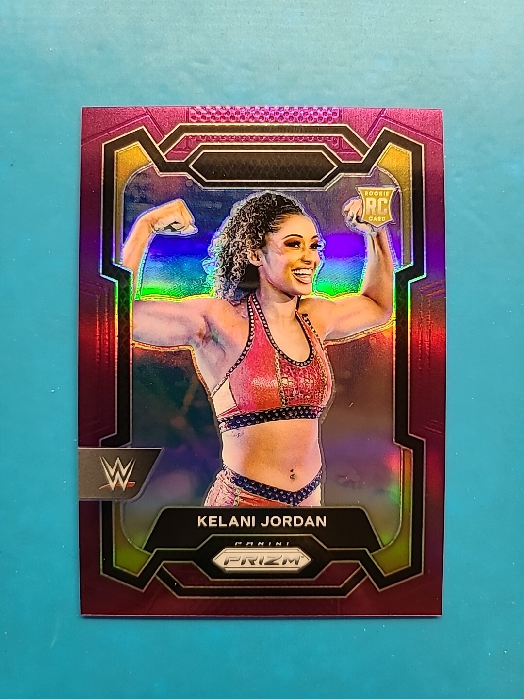 2024 Panini Prizm WWE KELANI JORDAN #127 PURPLE PRIZM /149 RC Rookie NXT