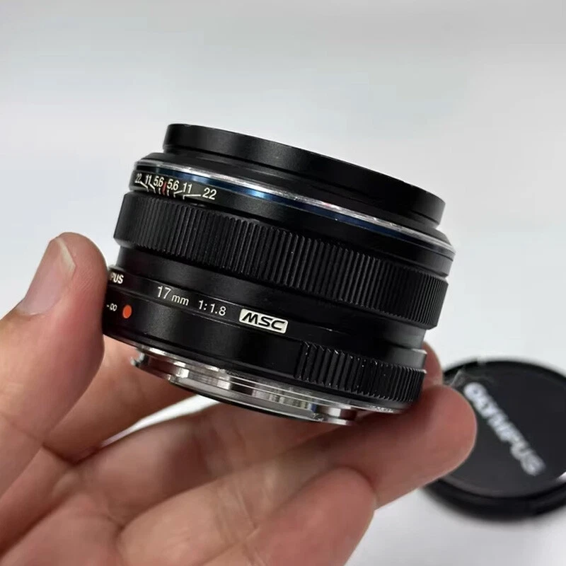 Lente gran angular para Olympus M.Zuiko Digital 17 mm F/1,8 con cubiertas traseras delanteras Foto 3 de 4