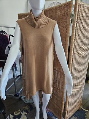 Chic Sleeveless Turtleneck Knit Dress - NWT | eBay Chic Sleeveless Turtleneck Knit Dress - NWT | eBay