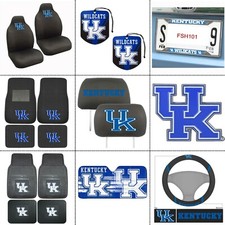 New Ncaa Kentucky Wildcats Car Truck Floor Mats Seat Covers Emblem