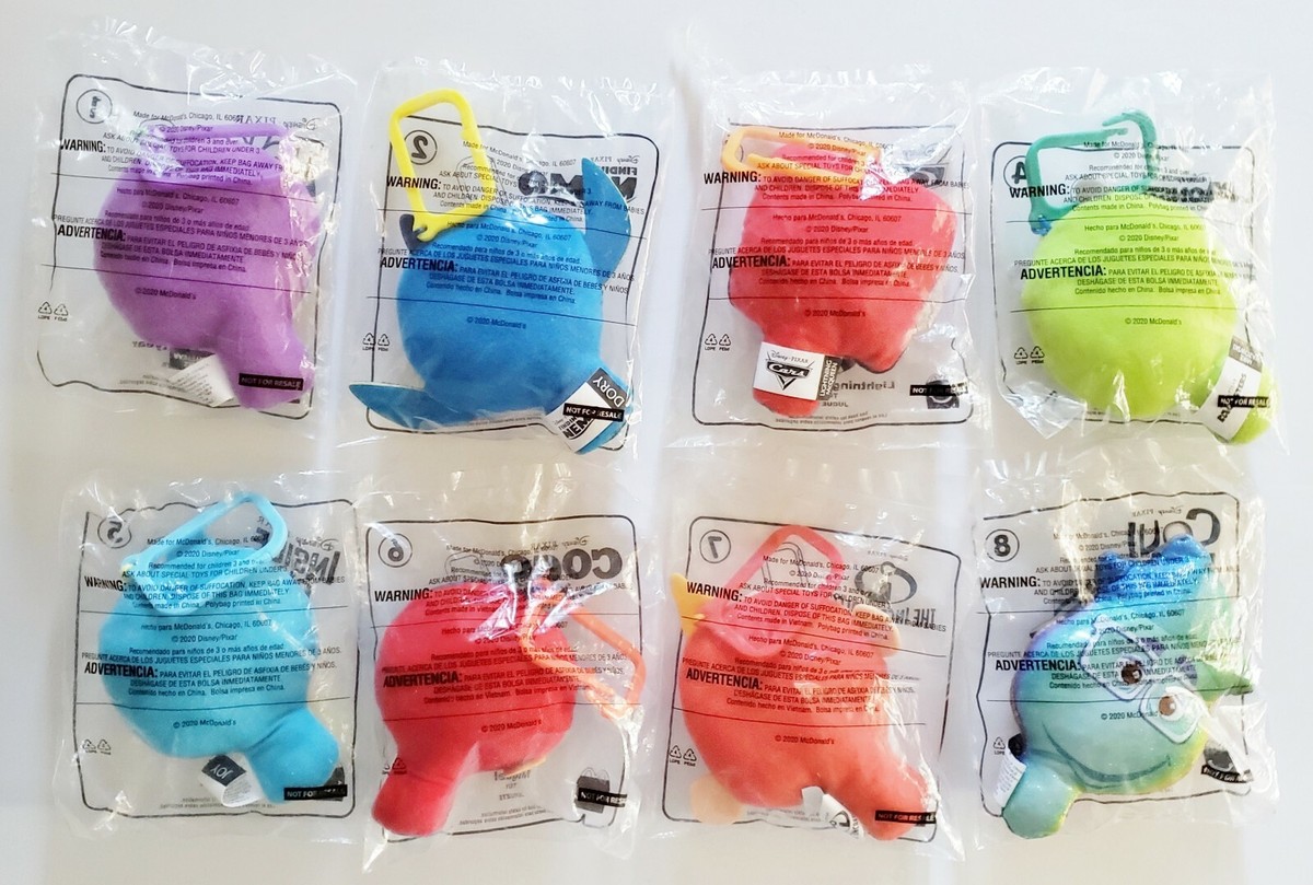Disney PIXAR PALS McDonald happy meal 6個 MCDONALDS - 2005 DISNEY PIXAR PALS HAPPY MEAL DISPLAY - From