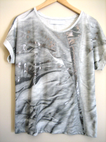 T-shirt Femme KANABEACH – Taille 38, Marron, Coton, Col Rond – NEUF Avec étiquettes