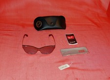 NIB RayBan Cateye Blaze Sunglasses Bronze Mirror RB 3580N 042/30 140 2N scratch