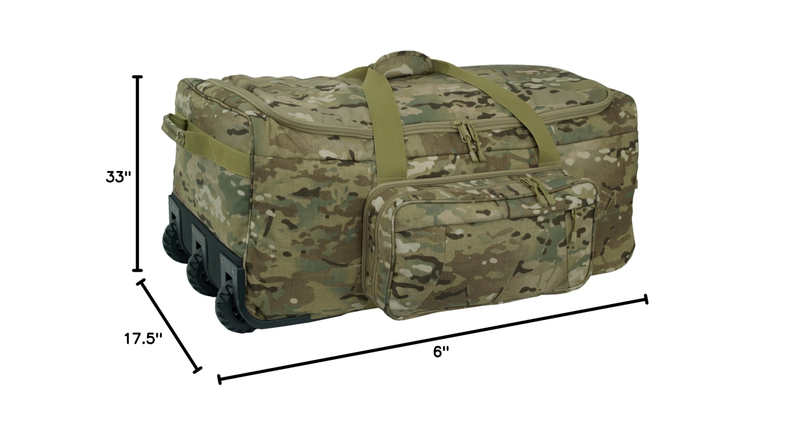 Mercury Tactical Gear Mini Monster Rolling Duffel Deployment, Wheeled