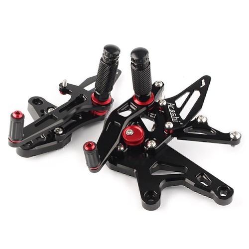 Motorcycle Rearset Footpegs Footrests Pedal For Kawasaki ZX-R400 Ninja 2018 - Picture 9 of 12