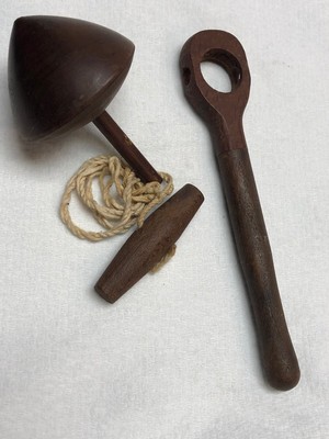 pull string spinning tops