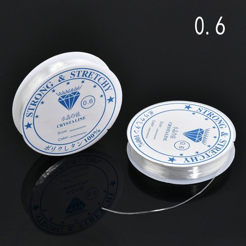 2-10 Roll Clear Nylon Fishing Wire Non Stretch Beading Cord Invisible 0.6-1mm uk - Picture 25 of 27